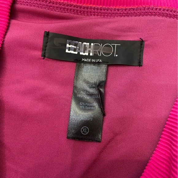 New! Beach Riot Emmy be mine colorblock high waisted bottom 24883 - Picture 6 of 9